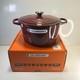 Le Creuset Cocotte Ronde Profonde En Fonte &eacute;maill&eacute;e Grenat 6,5 Qt 10,25 #26 Neuve En Bo&icirc;te<br/>