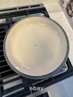 Le Creuset Deuxième Choix Braiser en Fonte Émaillée Teal #32 Cocotte Néerlandaise 5qt. Nouveau