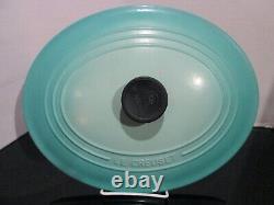 Le Creuset Émail Fonte Ombre Mat Cool Mint Cocotte Ovale Couvercle 31 6.75 Qt