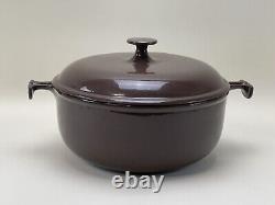 Le Creuset Enzo Mari #26 La Mama 5½QT Cocotte en fonte émaillée marron