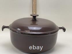 Le Creuset Enzo Mari #26 La Mama 5½QT Cocotte en fonte émaillée marron