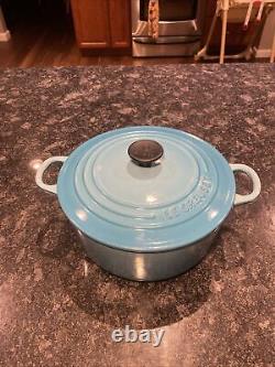 Le Creuset Faitout en Fonte Émaillée Teal/Turquoise/Bleu Ombré Teal #22 3,5 Qt