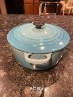 Le Creuset Faitout en Fonte Émaillée Teal/Turquoise/Bleu Ombré Teal #22 3,5 Qt