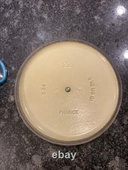 Le Creuset Faitout en Fonte Émaillée Teal/Turquoise/Bleu Ombré Teal #22 3,5 Qt