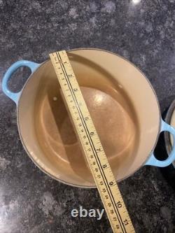 Le Creuset Faitout en Fonte Émaillée Teal/Turquoise/Bleu Ombré Teal #22 3,5 Qt