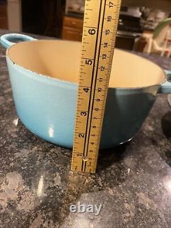 Le Creuset Faitout en Fonte Émaillée Teal/Turquoise/Bleu Ombré Teal #22 3,5 Qt