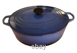 Le Creuset Fonte 8 QT ovale néerlandais ovale Casserole 33 LIRE