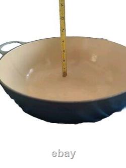 Le Creuset France #26 Cocotte en fonte émaillée grise de 5,5 litres avec couvercle