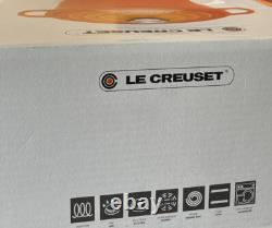 Le Creuset France Cocotte en Fonte Émaillée Vert Profond 5 1/4 QT avec Couvercle NEUF