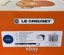 Le Creuset France Cocotte en Fonte Émaillée Vert Profond 5 1/4 QT avec Couvercle NEUF