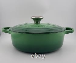Le Creuset Large Cocotte N°24 Signature 3,5 L Bambou En Bon État
