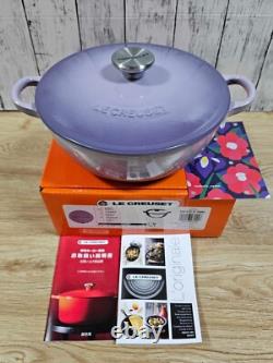 Le Creuset Marmite 22 cm 2,7 Qt Violet Bluebell Poêle à Soupe Cocotte NIB