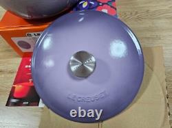 Le Creuset Marmite 22 cm 2,7 Qt Violet Bluebell Poêle à Soupe Cocotte NIB