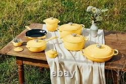 Le Creuset Signature 20 cm 2,25 qt cocotte en fonte Camomille jaune pastel / cadeau de Pâques