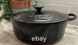 Le Creuset Signature Casserole Ovale Cocotte 3,5 L. Noir Brillant #25 R76