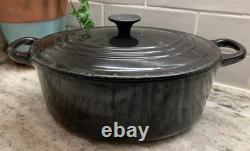 Le Creuset Signature Casserole Ovale Cocotte 3,5 L. Noir Brillant #25 R76