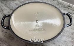 Le Creuset Signature Casserole Ovale Cocotte 3,5 L. Noir Brillant #25 R76