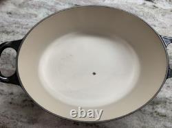 Le Creuset Signature Casserole Ovale Cocotte 3,5 L. Noir Brillant #25 R76