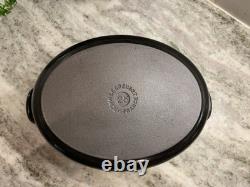 Le Creuset Signature Casserole Ovale Cocotte 3,5 L. Noir Brillant #25 R76