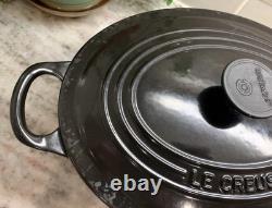 Le Creuset Signature Casserole Ovale Cocotte 3,5 L. Noir Brillant #25 R76