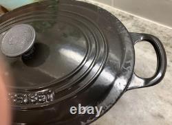 Le Creuset Signature Casserole Ovale Cocotte 3,5 L. Noir Brillant #25 R76