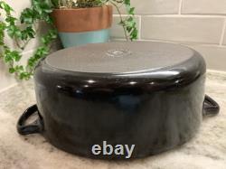 Le Creuset Signature Casserole Ovale Cocotte 3,5 L. Noir Brillant #25 R76