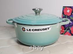 Le Creuset Signature Cocotte 20cm 2-3/4 Qt Menthe Fraîche Faitout en Fonte NON UTILISÉ