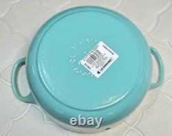 Le Creuset Signature Cocotte 20cm 2-3/4 Qt Menthe Fraîche Faitout en Fonte NON UTILISÉ