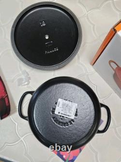 Le Creuset Signature Cocotte Noir Mat Réglisse 18 cm 2Qt En Fonte Dutch Oven