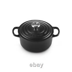 Le Creuset Signature Cocotte Noir Mat Réglisse 18 cm 2Qt En Fonte Dutch Oven