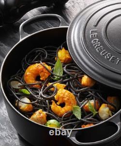 Le Creuset Signature Cocotte Noir Mat Réglisse 18 cm 2Qt En Fonte Dutch Oven