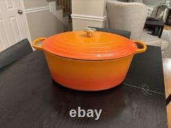 Le Creuset Signature Cocotte Ovale avec Bouton Crucible 15,5 qt