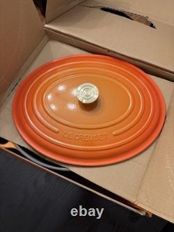 Le Creuset Signature Cocotte Ovale avec Bouton Crucible 15,5 qt