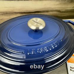 Le Creuset Signature Cocotte Ovale en Fonte Émaillée 6 3/4 qt. Lapis Éraflé
