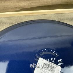 Le Creuset Signature Cocotte Ovale en Fonte Émaillée 6 3/4 qt. Lapis Éraflé
