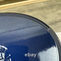 Le Creuset Signature Cocotte Ovale en Fonte Émaillée 6 3/4 qt. Lapis Éraflé