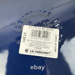 Le Creuset Signature Cocotte Ovale en Fonte Émaillée 6 3/4 qt. Lapis Éraflé