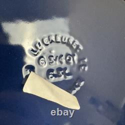 Le Creuset Signature Cocotte Ovale en Fonte Émaillée 6 3/4 qt. Lapis Éraflé