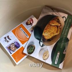 Le Creuset Signature Cocotte Ovale en Fonte Émaillée Huître Gris Pierre 8Qt