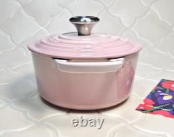 Le Creuset Signature Cocotte Ronde 16 cm 1,3 L Rose Coquillage en Fonte Excellent