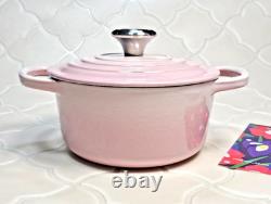 Le Creuset Signature Cocotte Ronde 16 cm 1,3 L Rose Coquillage en Fonte Excellent