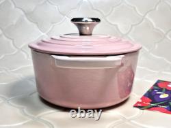 Le Creuset Signature Cocotte Ronde 16 cm 1,3 L Rose Coquillage en Fonte Excellent
