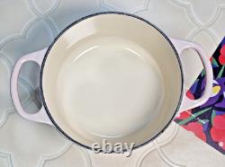 Le Creuset Signature Cocotte Ronde 16 cm 1,3 L Rose Coquillage en Fonte Excellent