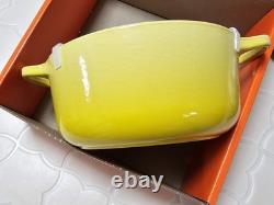 Le Creuset Signature Cocotte Ronde 20 cm 2,25 qt Jaune Soleil en fonte, neuf en boîte