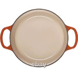 Le Creuset Signature Cocotte Ronde Émaillée en Fonte Large 3,5 L. Flame