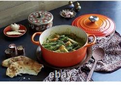 Le Creuset Signature Cocotte Ronde Émaillée en Fonte Large 3,5 L. Flame