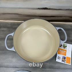 Le Creuset Signature Cocotte Ronde Émaillée en Fonte Large 6,75 L Grise OB