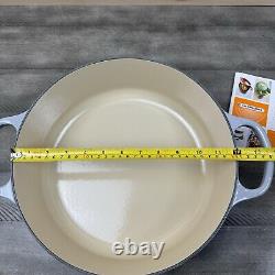 Le Creuset Signature Cocotte Ronde Émaillée en Fonte Large 6,75 L Grise OB
