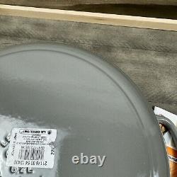 Le Creuset Signature Cocotte Ronde Émaillée en Fonte Large 6,75 L Grise OB