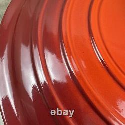 Le Creuset Signature Cocotte Ronde Émaillée en Fonte Large de 6,75 L Rouge
